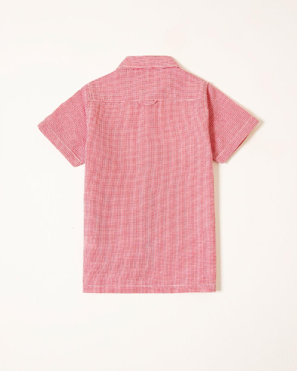 Engine Boys Casual Shirt VTC012-2YR-RED