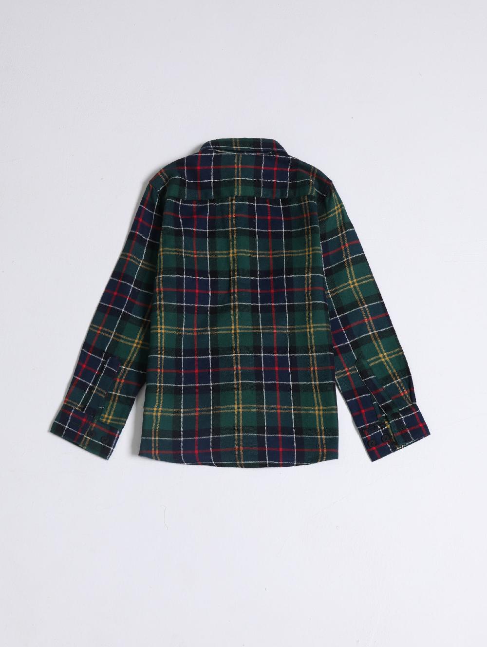 Engine Boys Casual Shirt VTC019-2YR-GRN