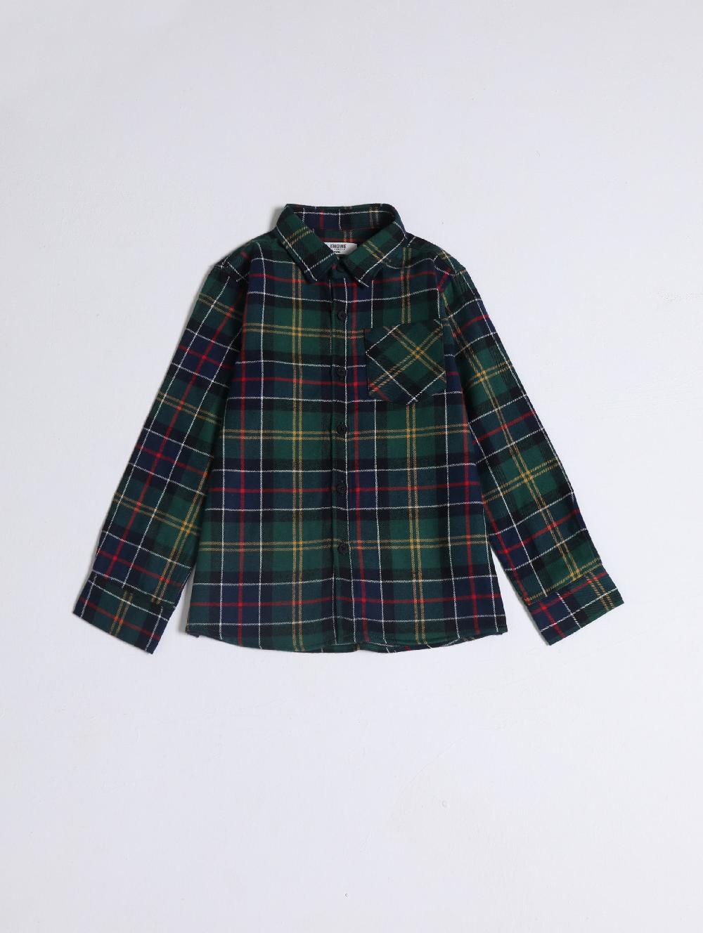 engine Boys Casual Shirt VTC019-2YR-GRN