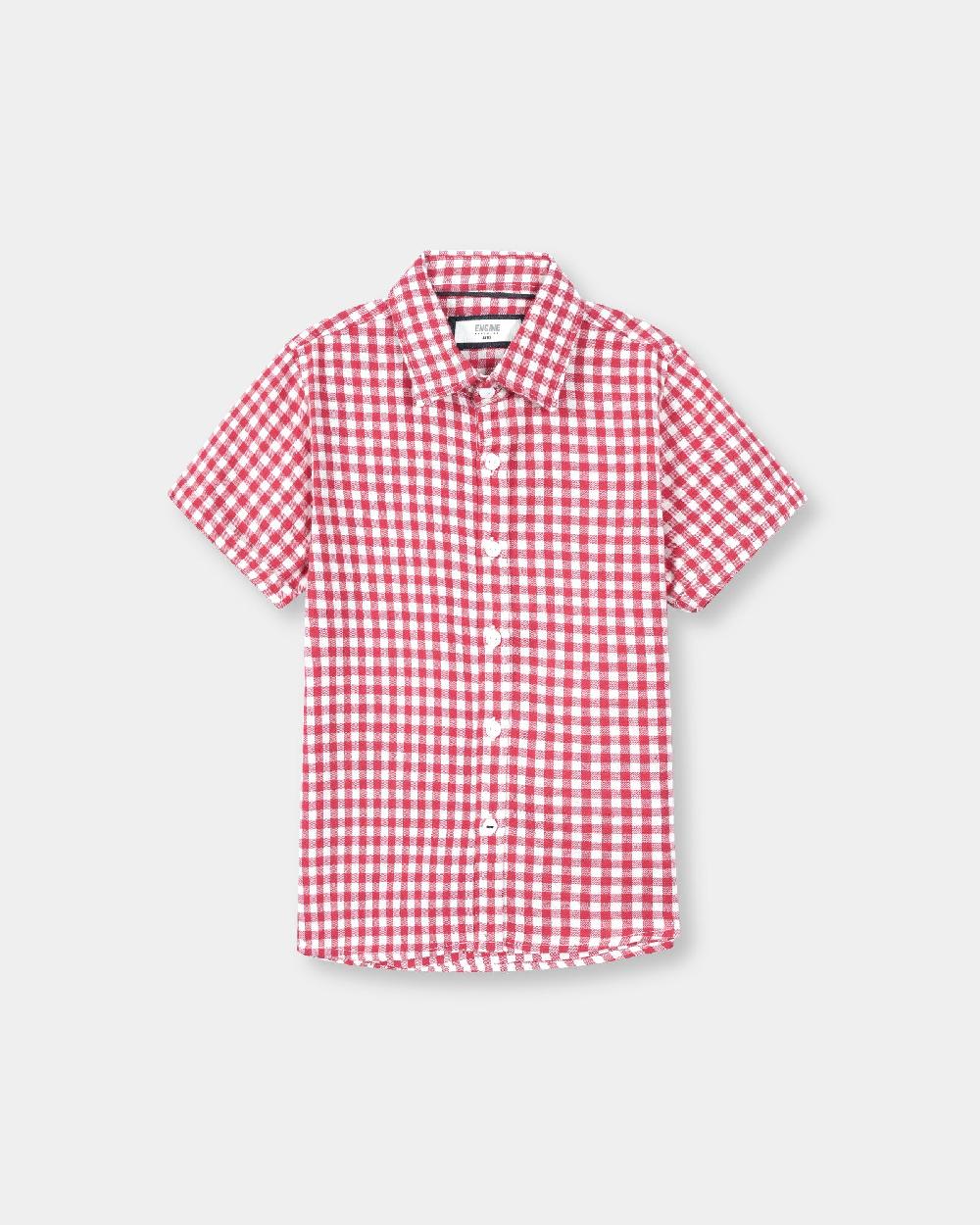 engine Boys Casual Shirt VTC025-2YR-RED