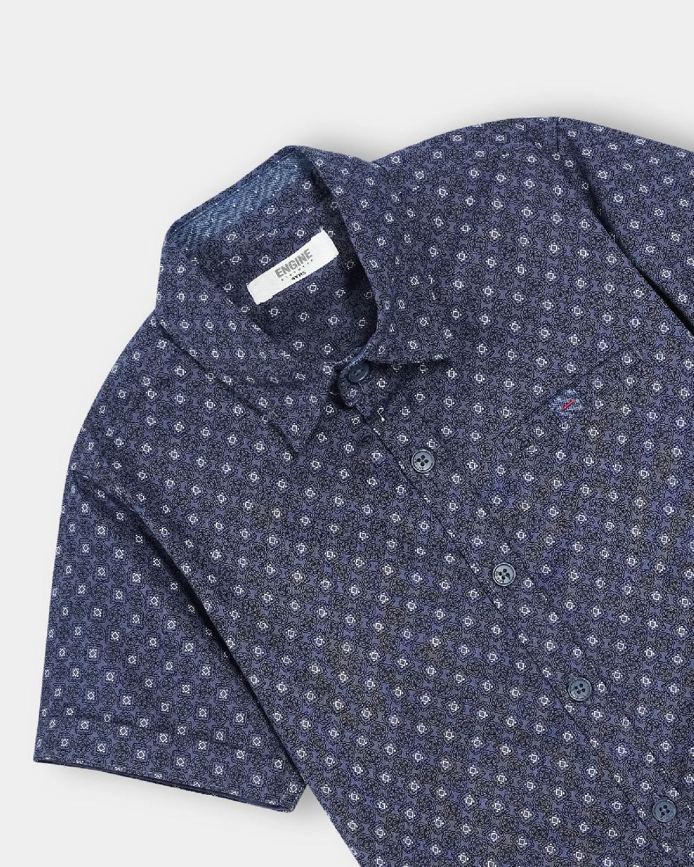 Engine Boys Casual Shirt VTC031-2YR-BLU