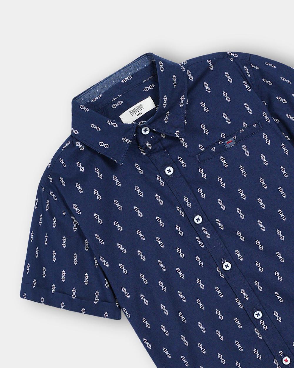 Engine Boys Casual Shirt VTC031-2YR-NVY