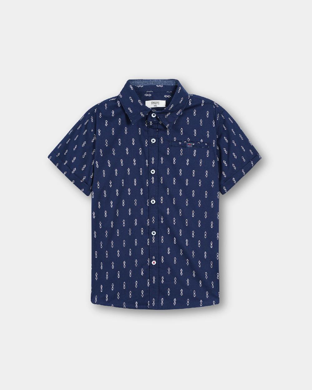 engine Boys Casual Shirt VTC031-2YR-NVY