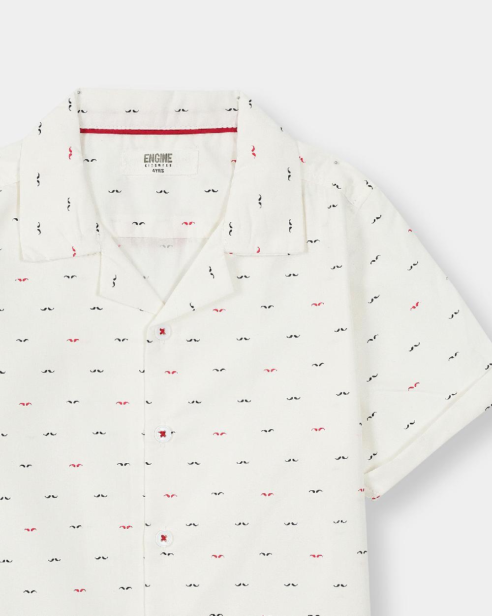 Engine Boys Casual Shirt VTC034-2YR-OWT