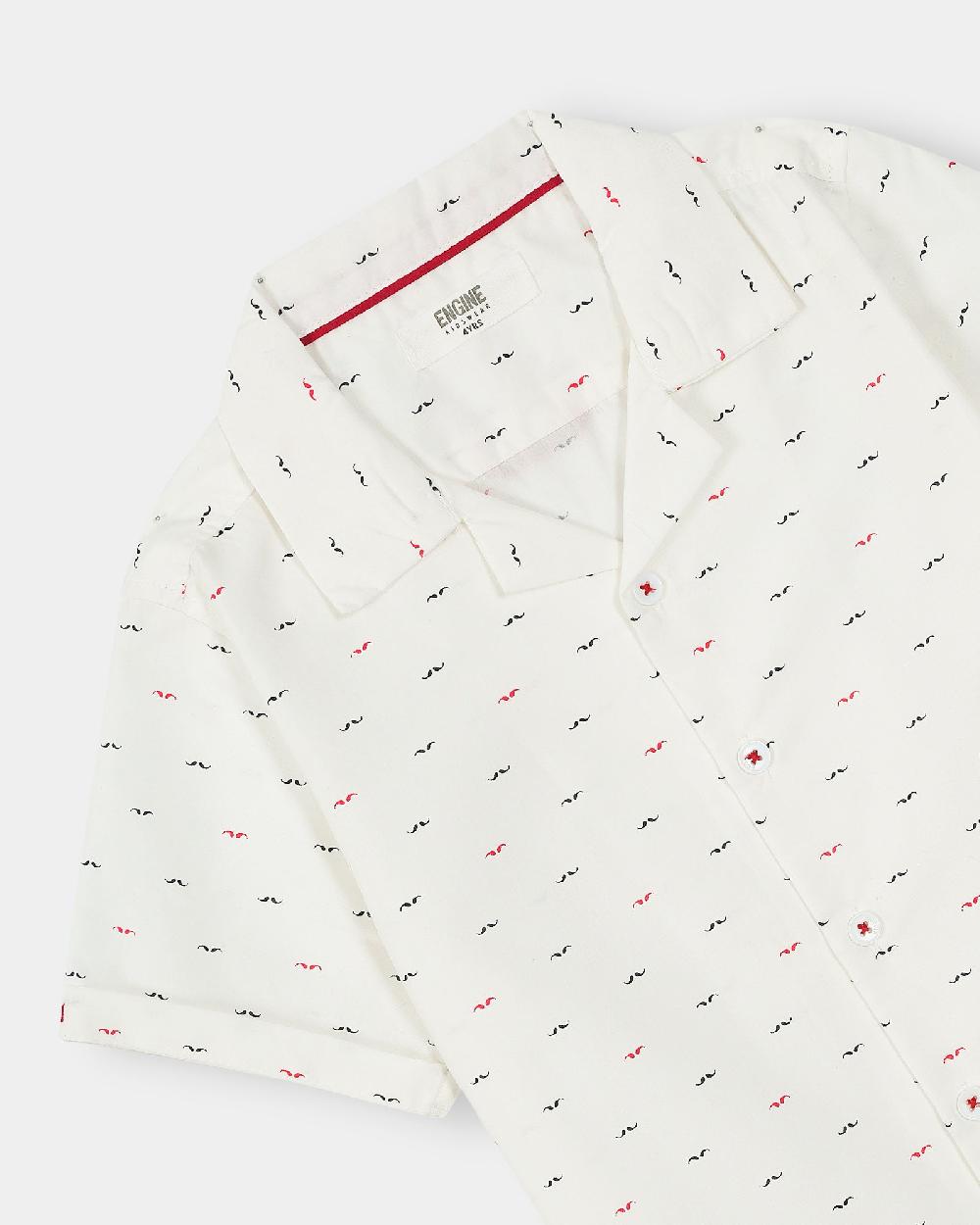 Engine Boys Casual Shirt VTC034-2YR-OWT