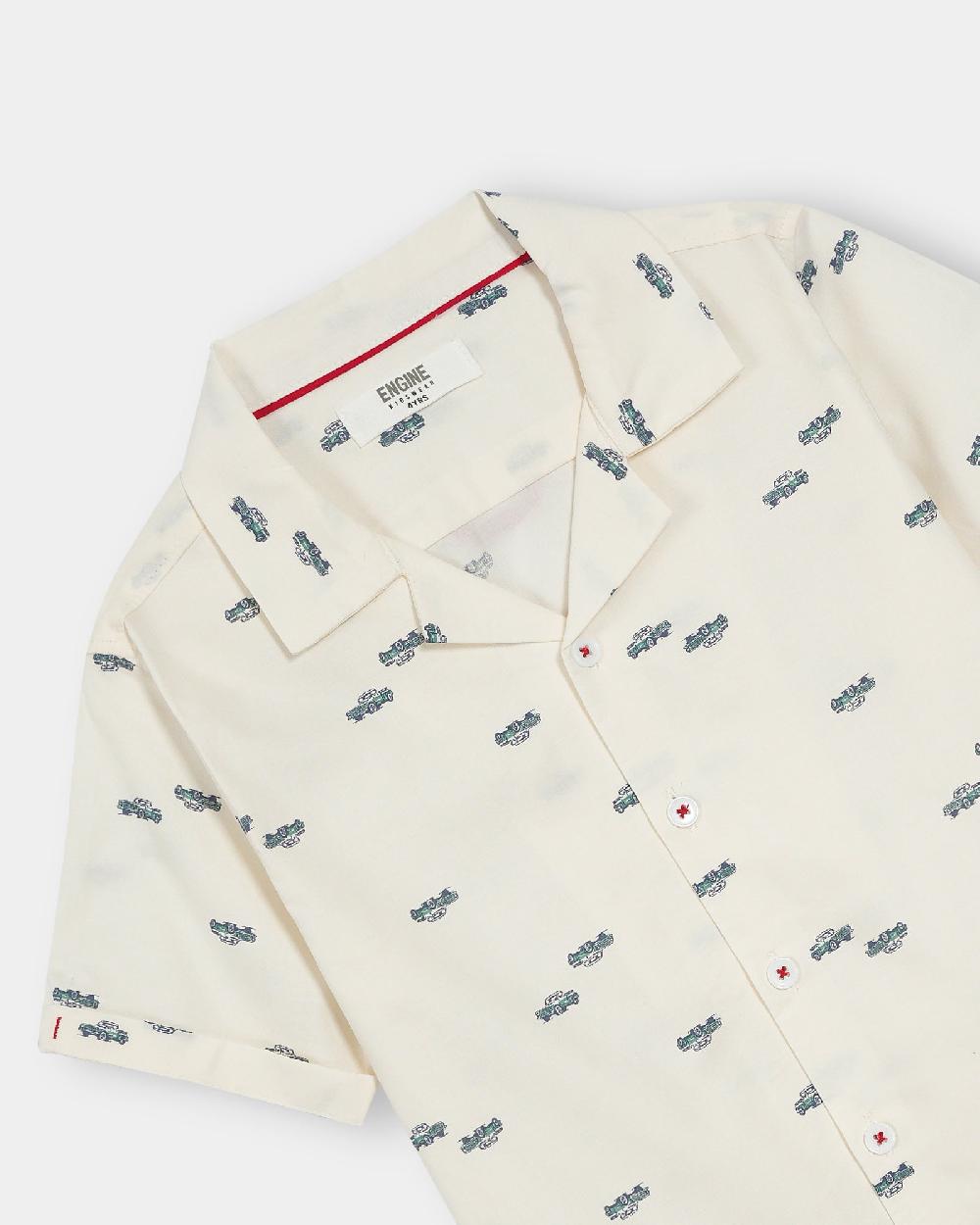 Engine Boys Casual Shirt VTC034-2YR-WHT