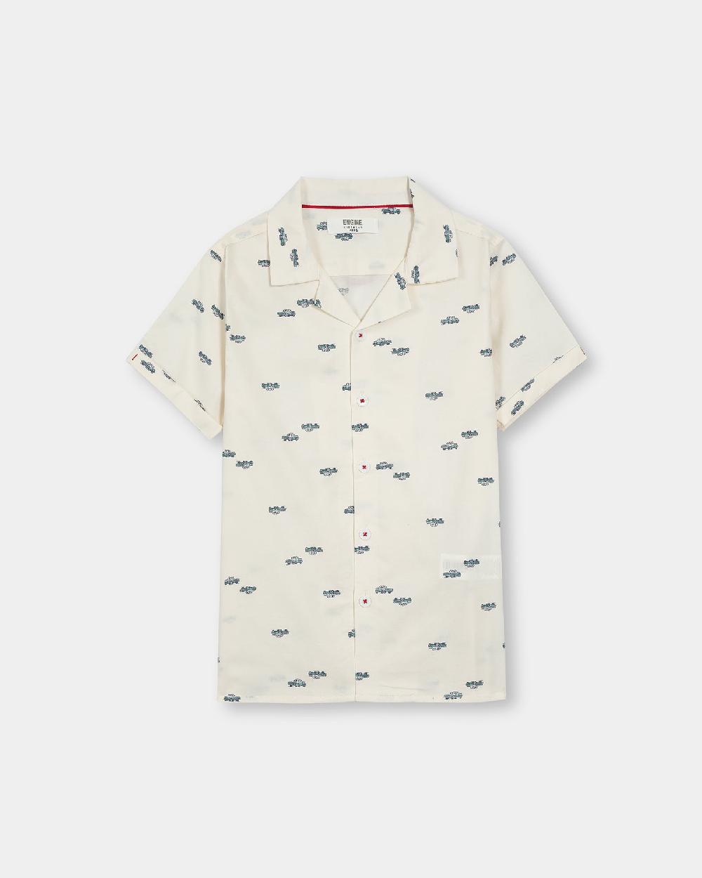 engine Boys Casual Shirt VTC034-2YR-WHT