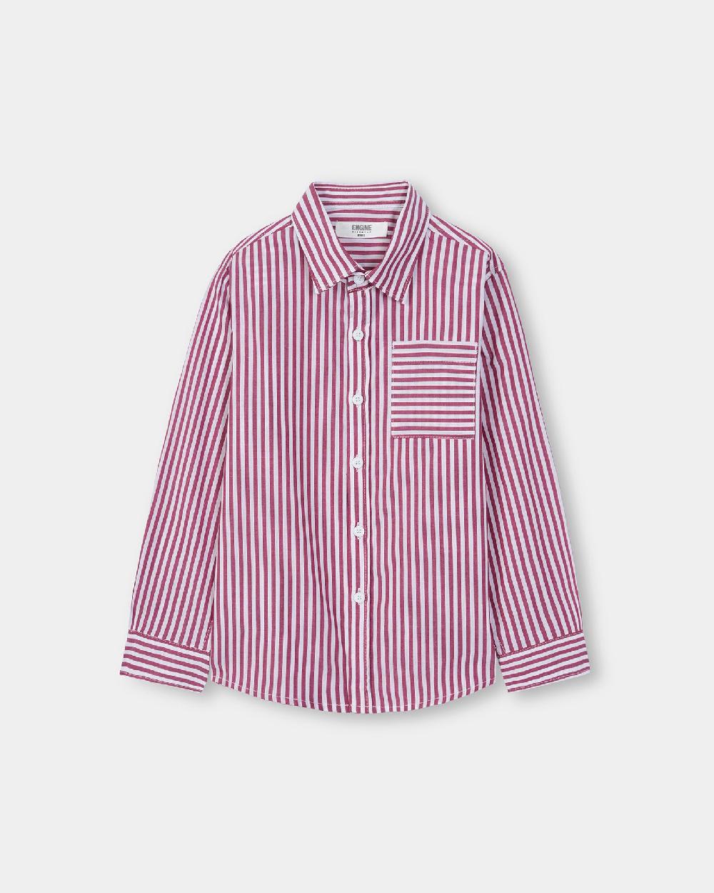 engine Boys Casual Shirt VTC036-2YR-RED