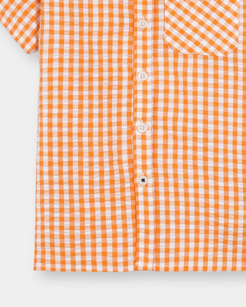 Engine Boys Casual Shirt VTC038-2YR-ORG