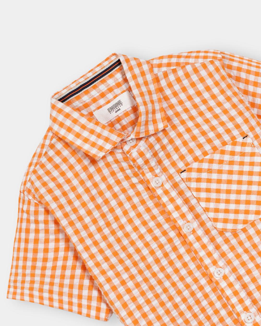 Engine Boys Casual Shirt VTC038-2YR-ORG