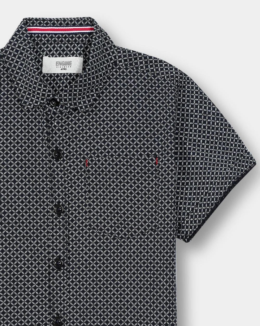 Engine Boys Casual Shirt VTC041-2YR-NVY