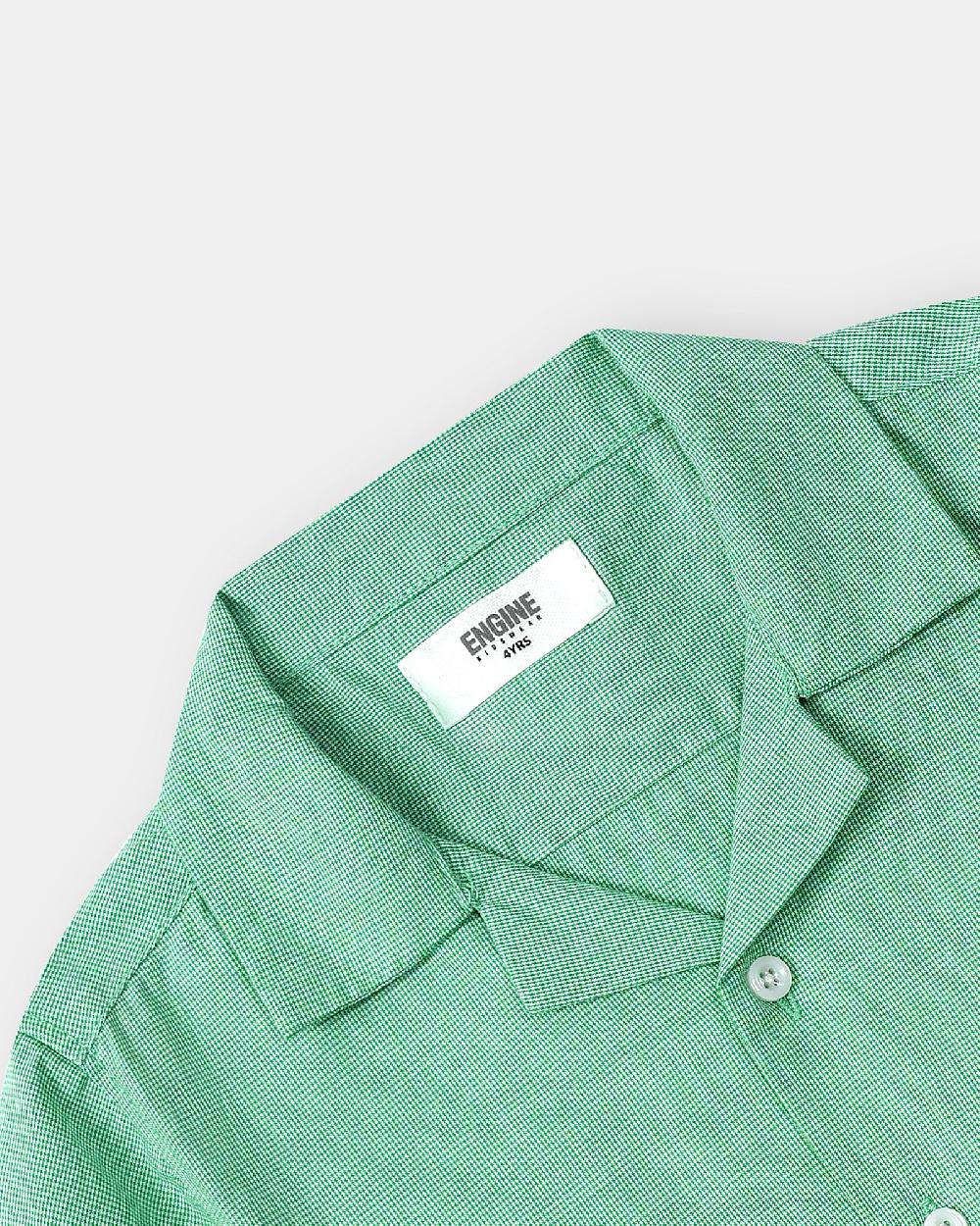 Engine Boys Casual Shirt VTC046-2YR-GRN
