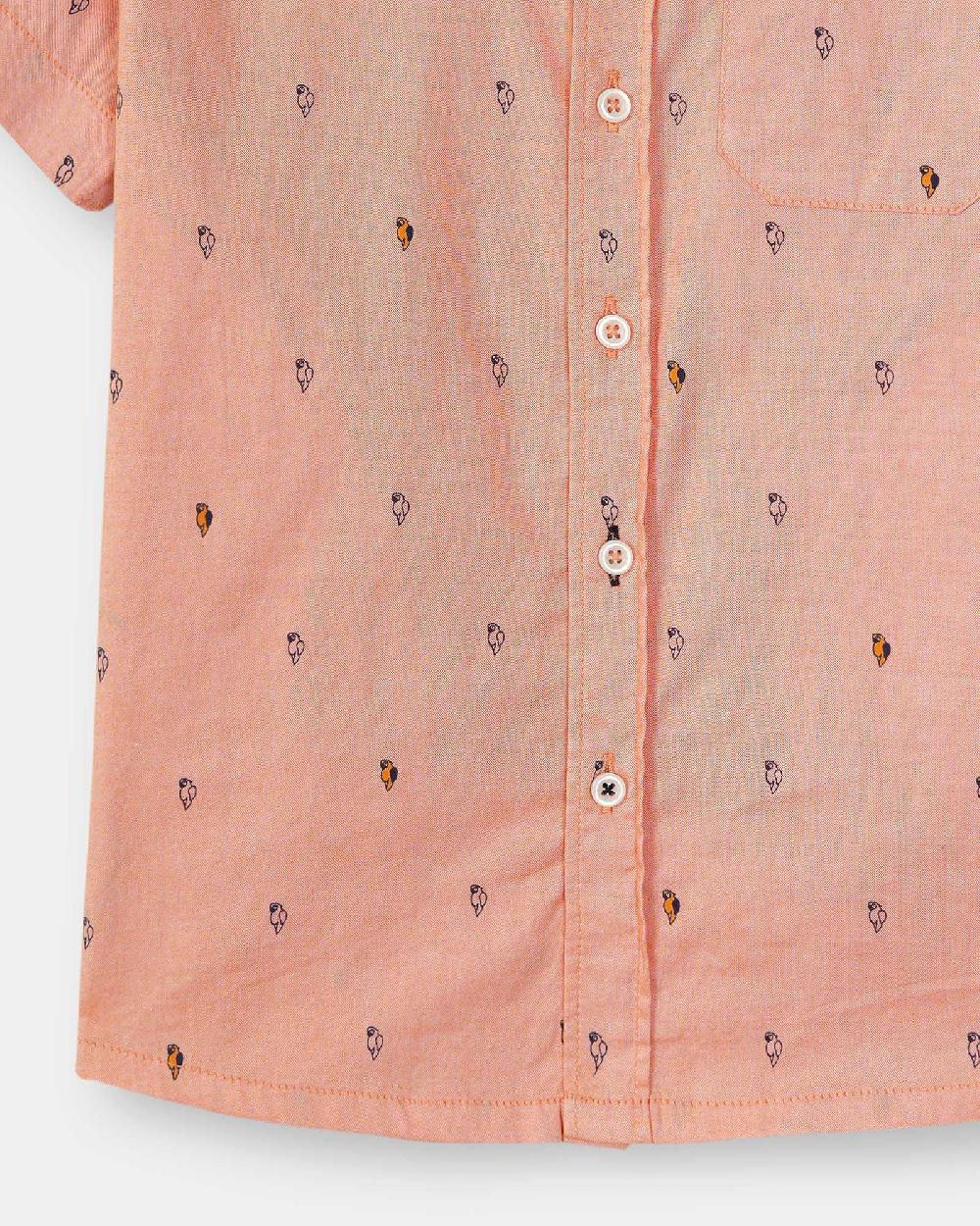 Engine Boys Casual Shirt VTC047-2YR-ORG