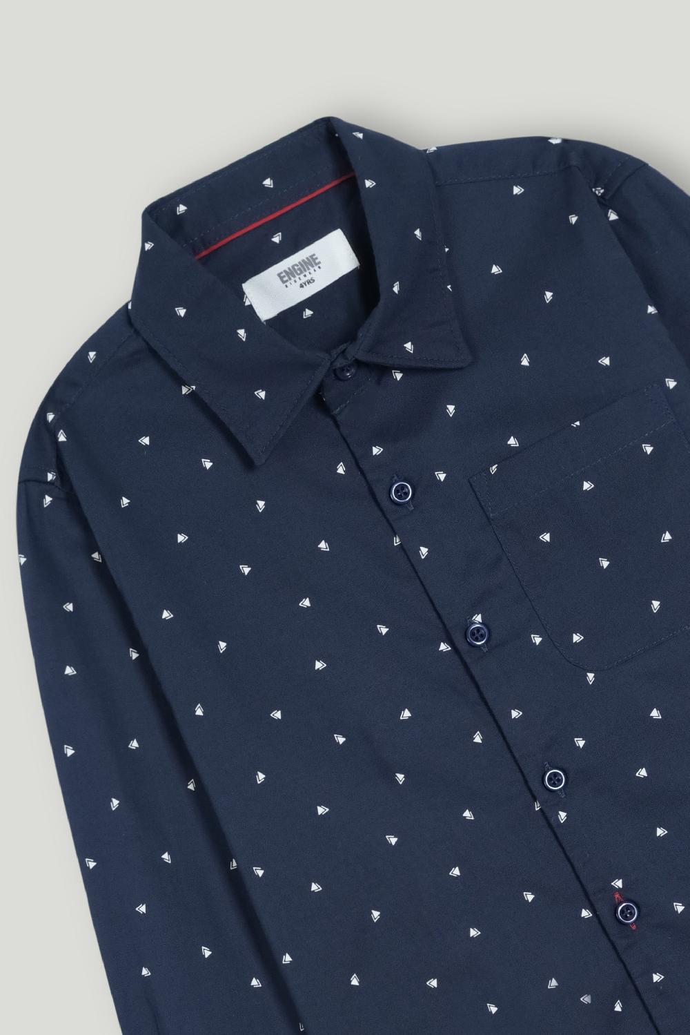 Engine Boys Casual Shirt VTC049-2YR-DNY