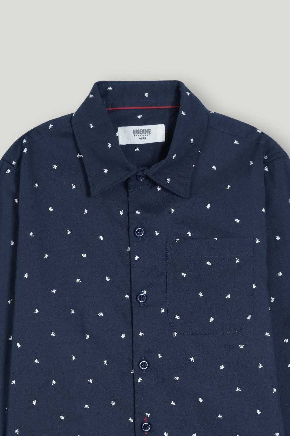 Engine Boys Casual Shirt VTC049-2YR-DNY