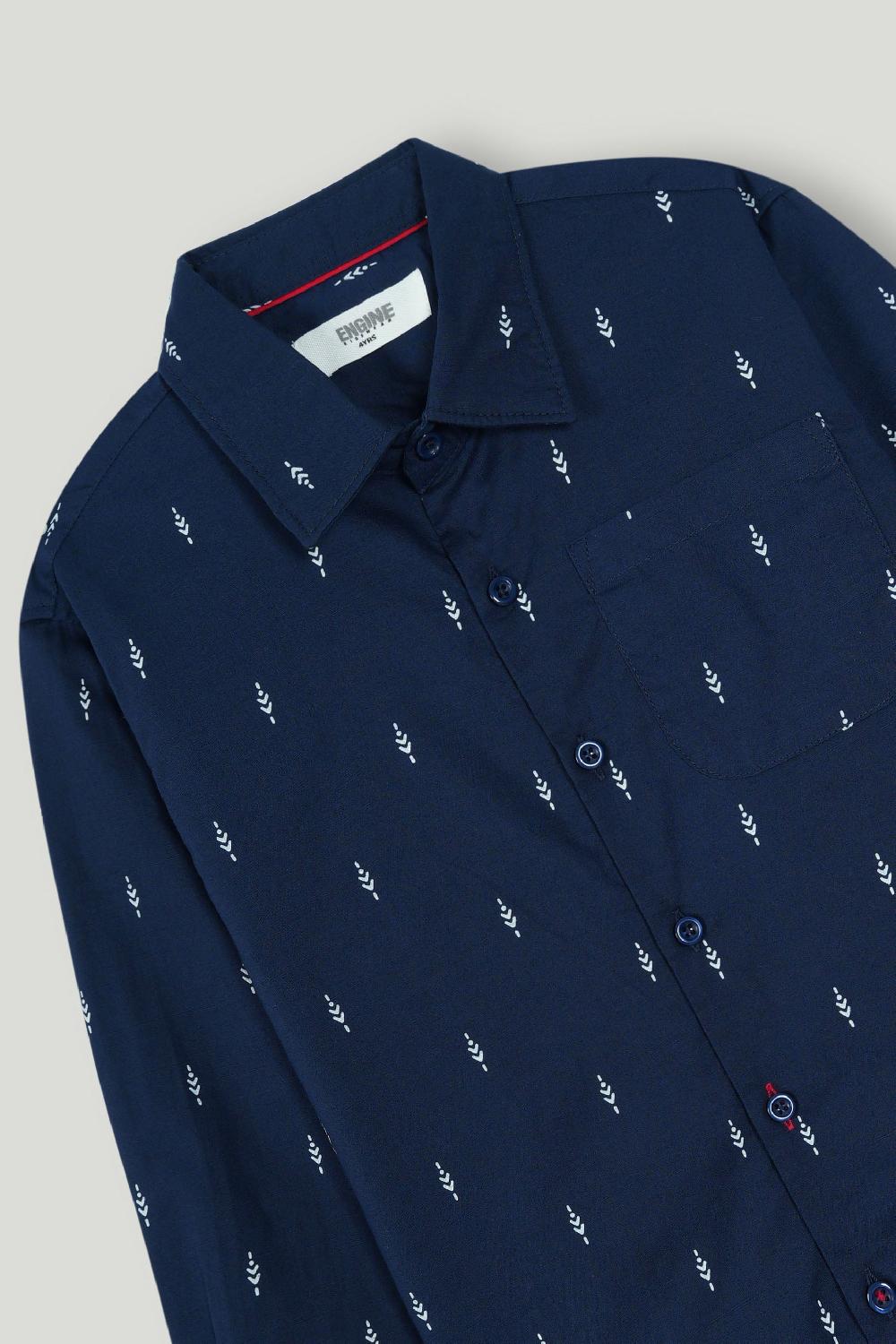 Engine Boys Casual Shirt VTC049-2YR-NVY