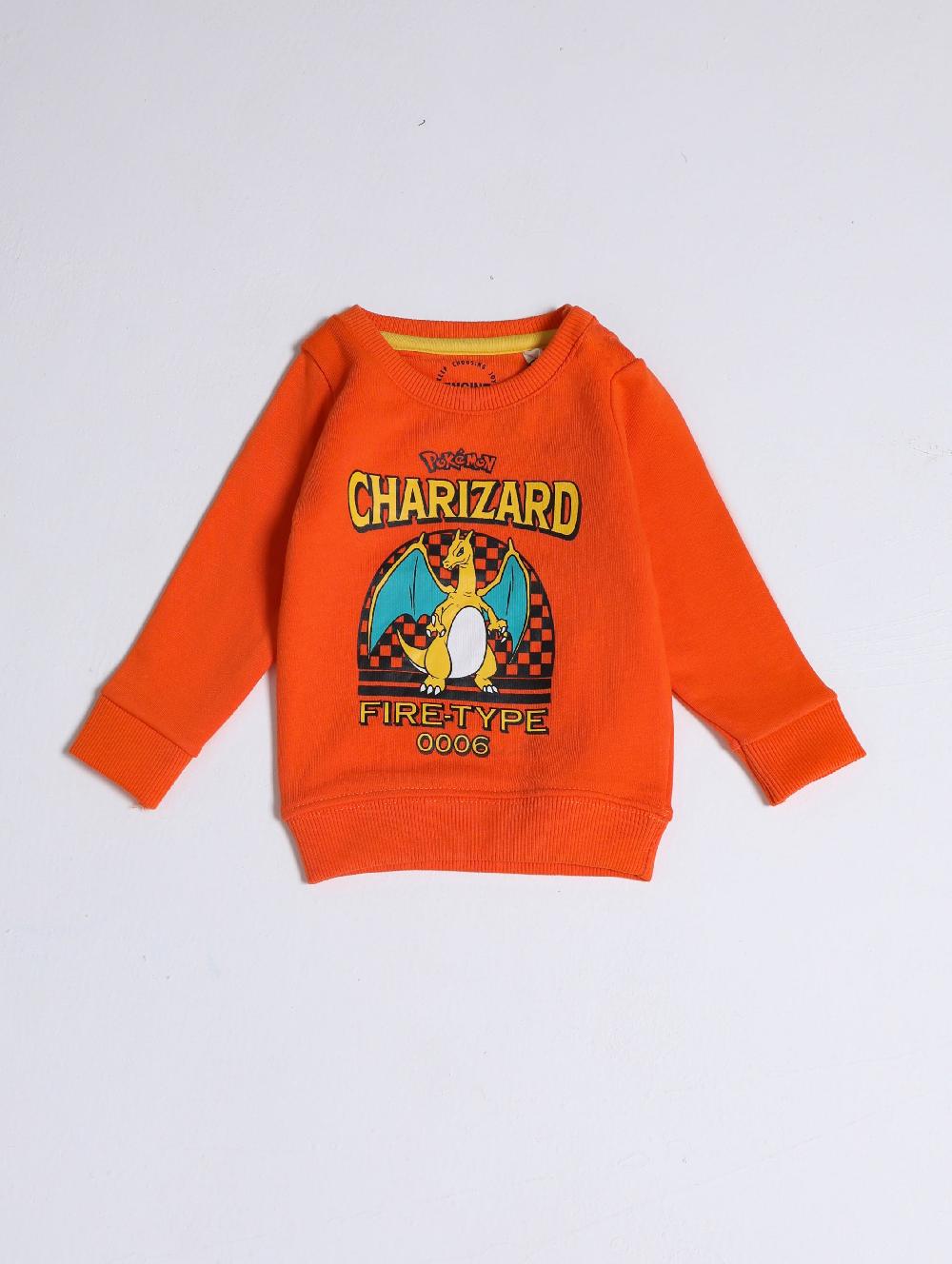 engine Boys Graphic Sweatshirt VIT064-I02-ORG
