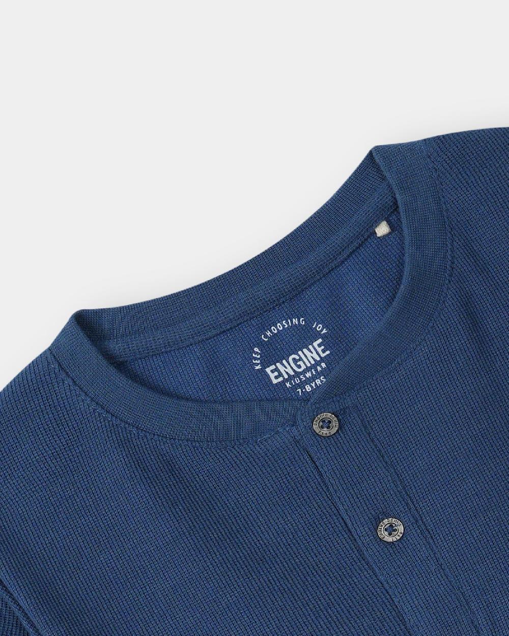 Engine Boys Henley KT5018-506-BLU