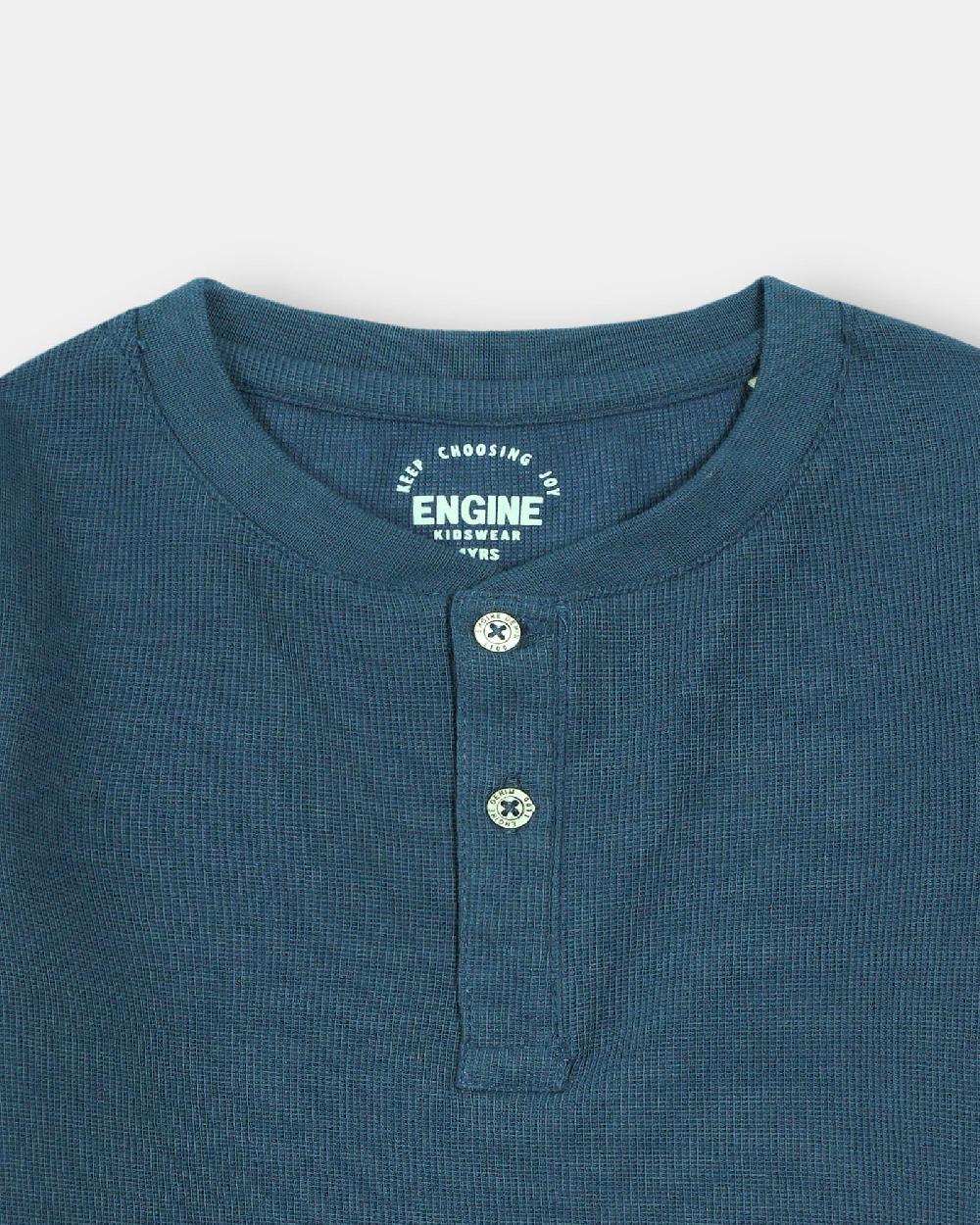 Engine Boys Henley TT5017-2YR-BLU