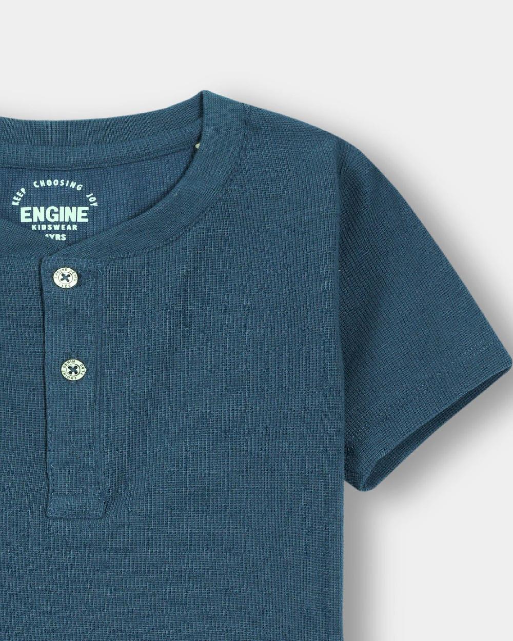 Engine Boys Henley TT5017-2YR-BLU