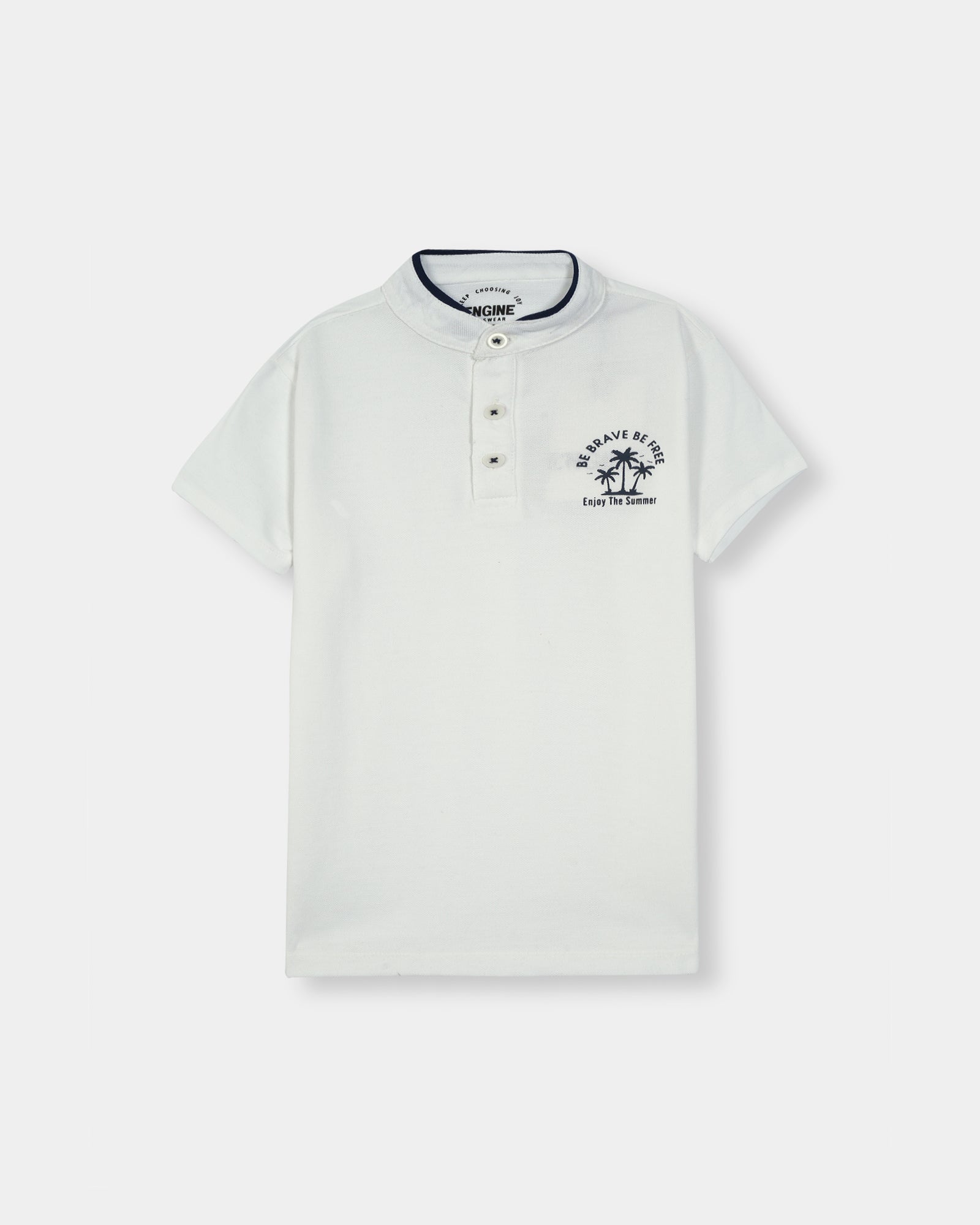 engine Boys Henley VKT101-K02-WHT