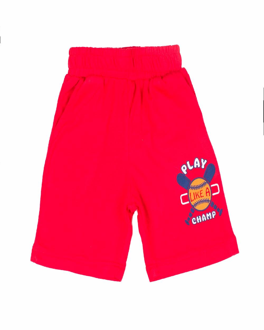 engine Boys Knit Shorts IO4016-I02-RED