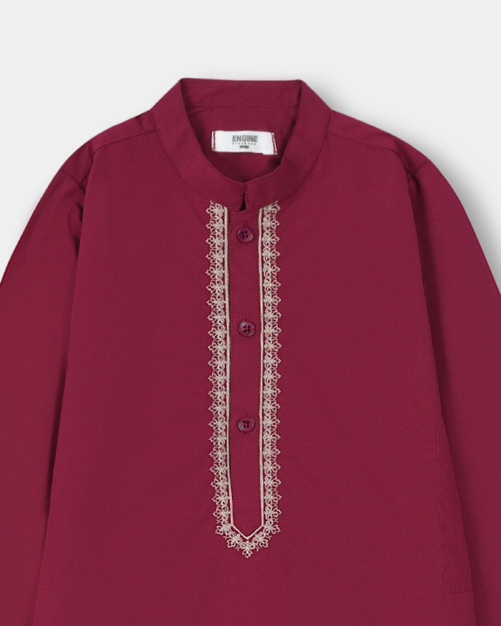 Engine Boys Kurta TK5004-2YR-MRN