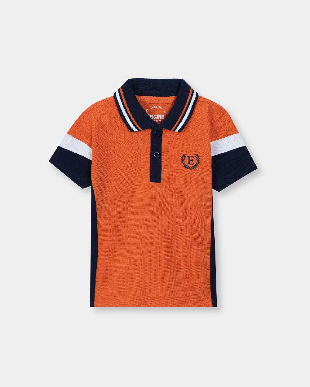 engine Boys Polo Tee IT5001-I02-ORG