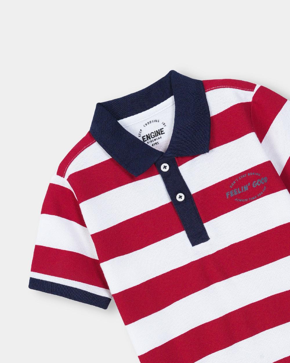 Engine Boys Polo Tee IT5002-I02-RED