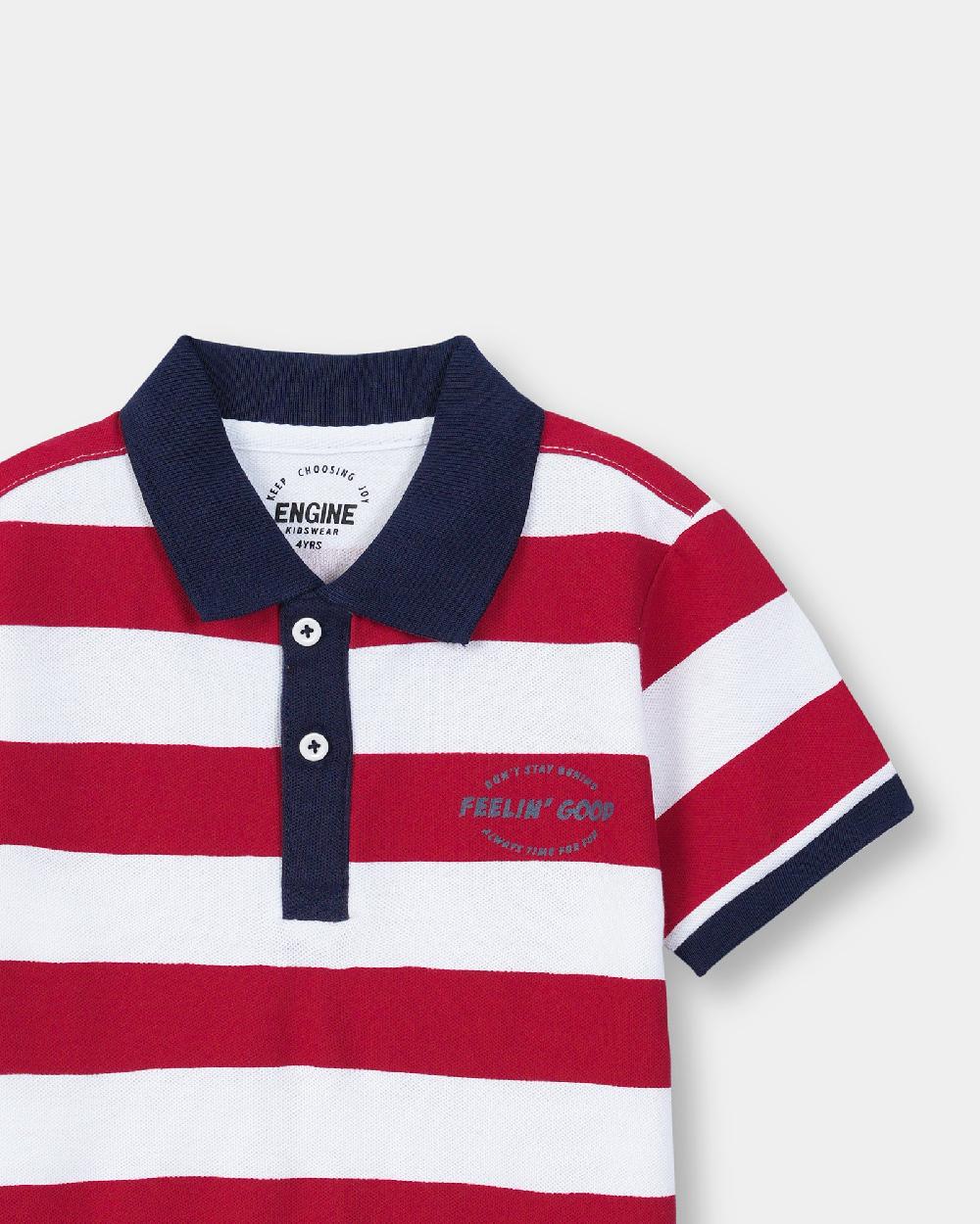 Engine Boys Polo Tee IT5002-I02-RED