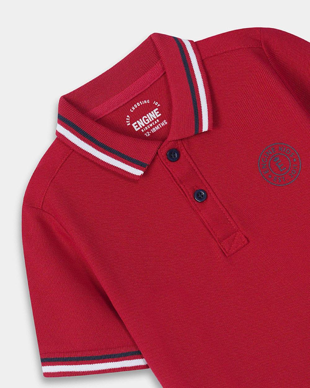 Engine Boys Polo Tee IT5004-I02-RED