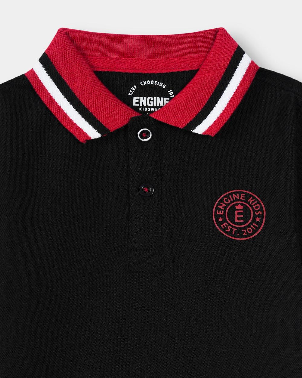 Engine Boys Polo Tee IT5048-I02-BLK