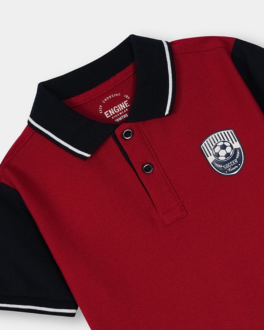 Engine Boys Polo Tee IT5055-I02-RED