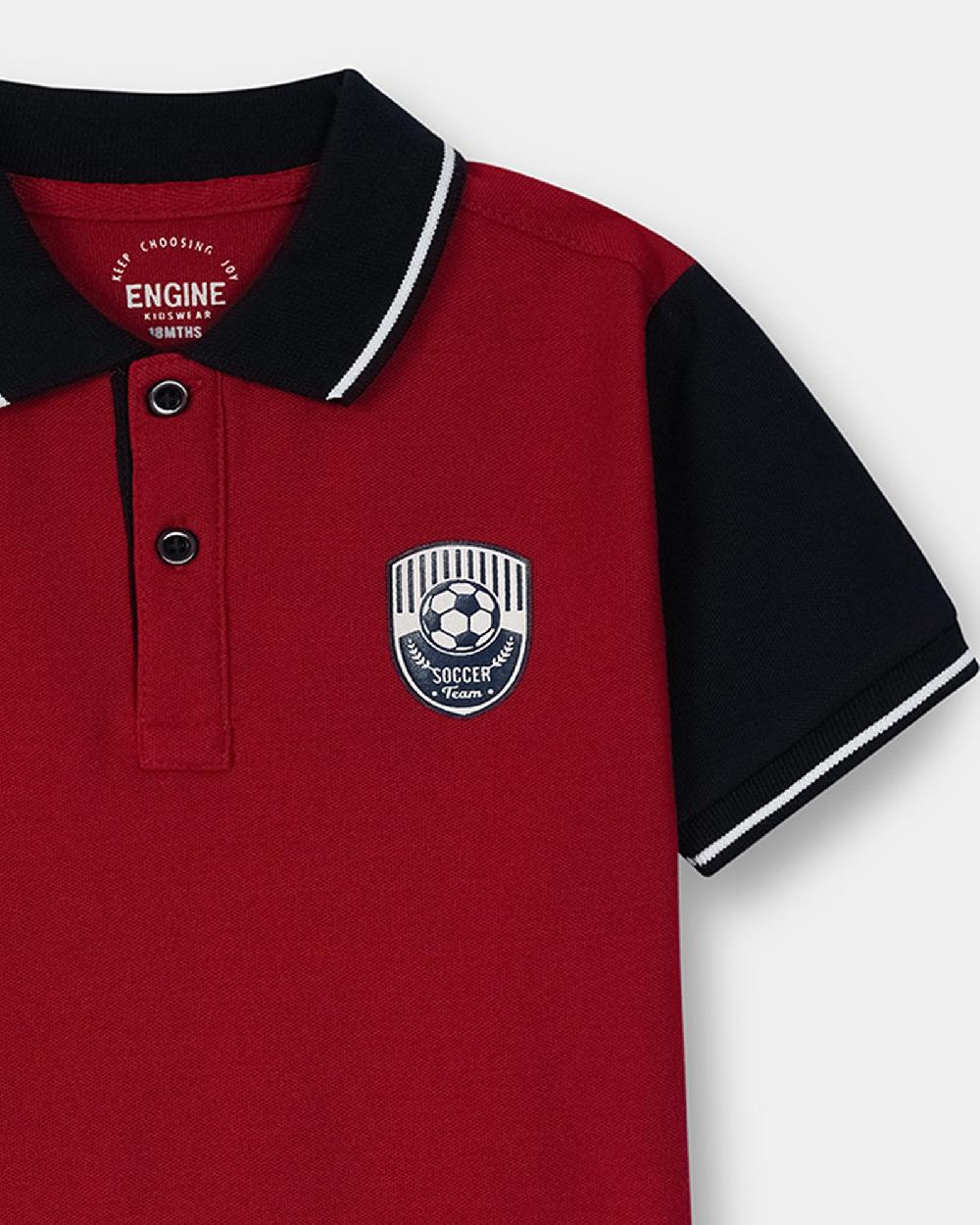 Engine Boys Polo Tee IT5055-I02-RED