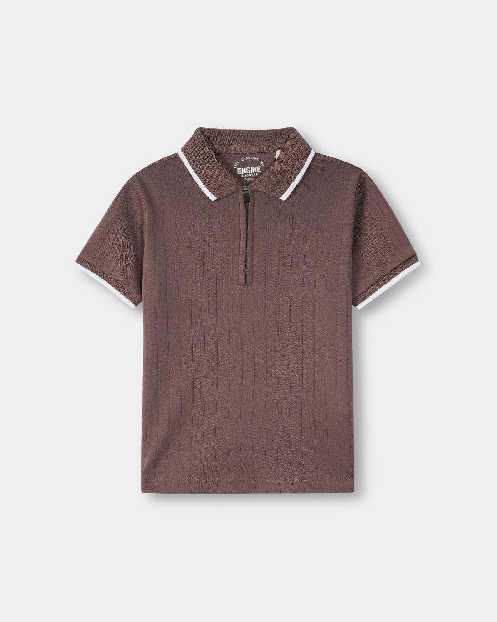 engine Boys Polo Tee KT5036-507-BRN