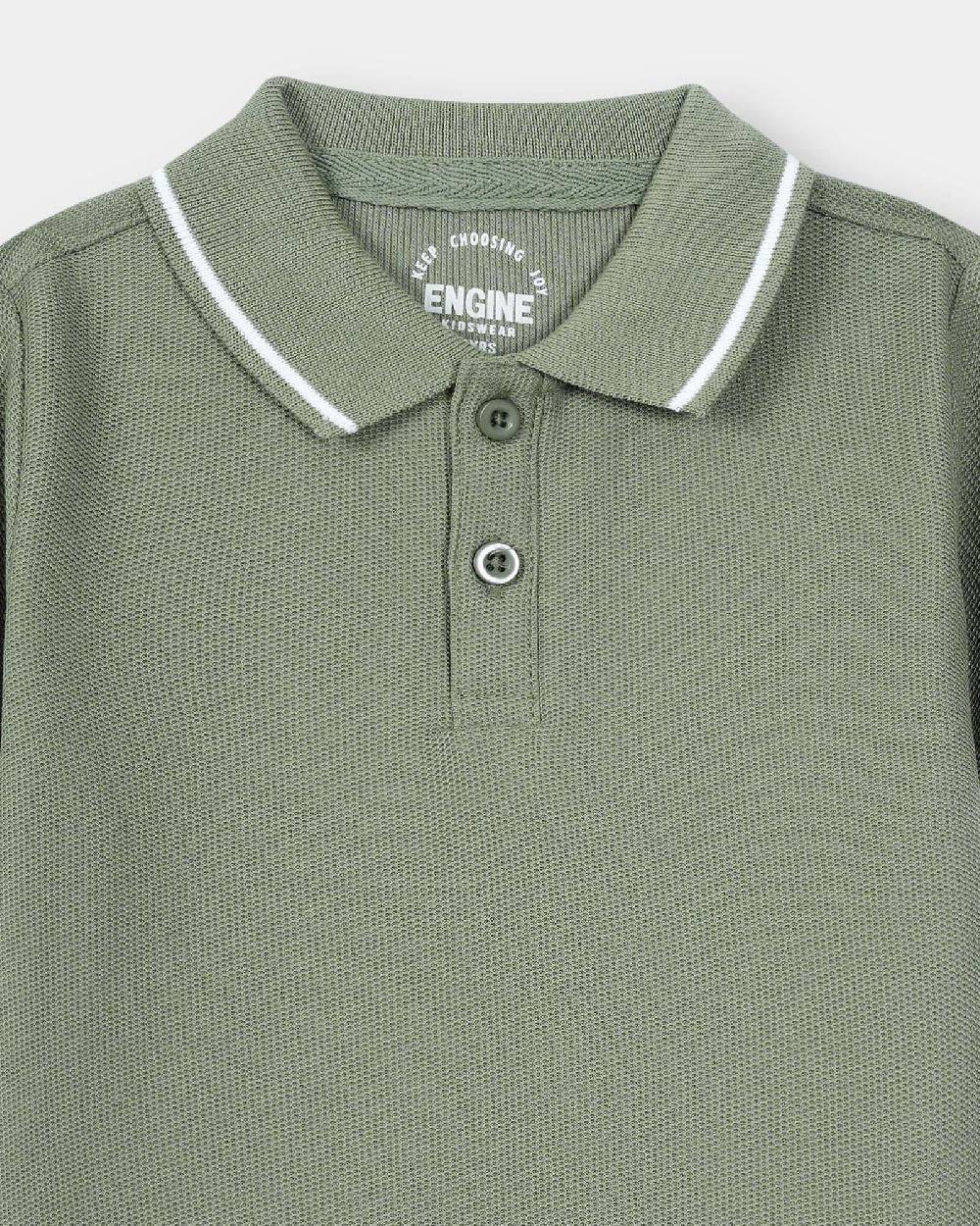 Engine Boys Polo Tee KT5053-K04-SAG