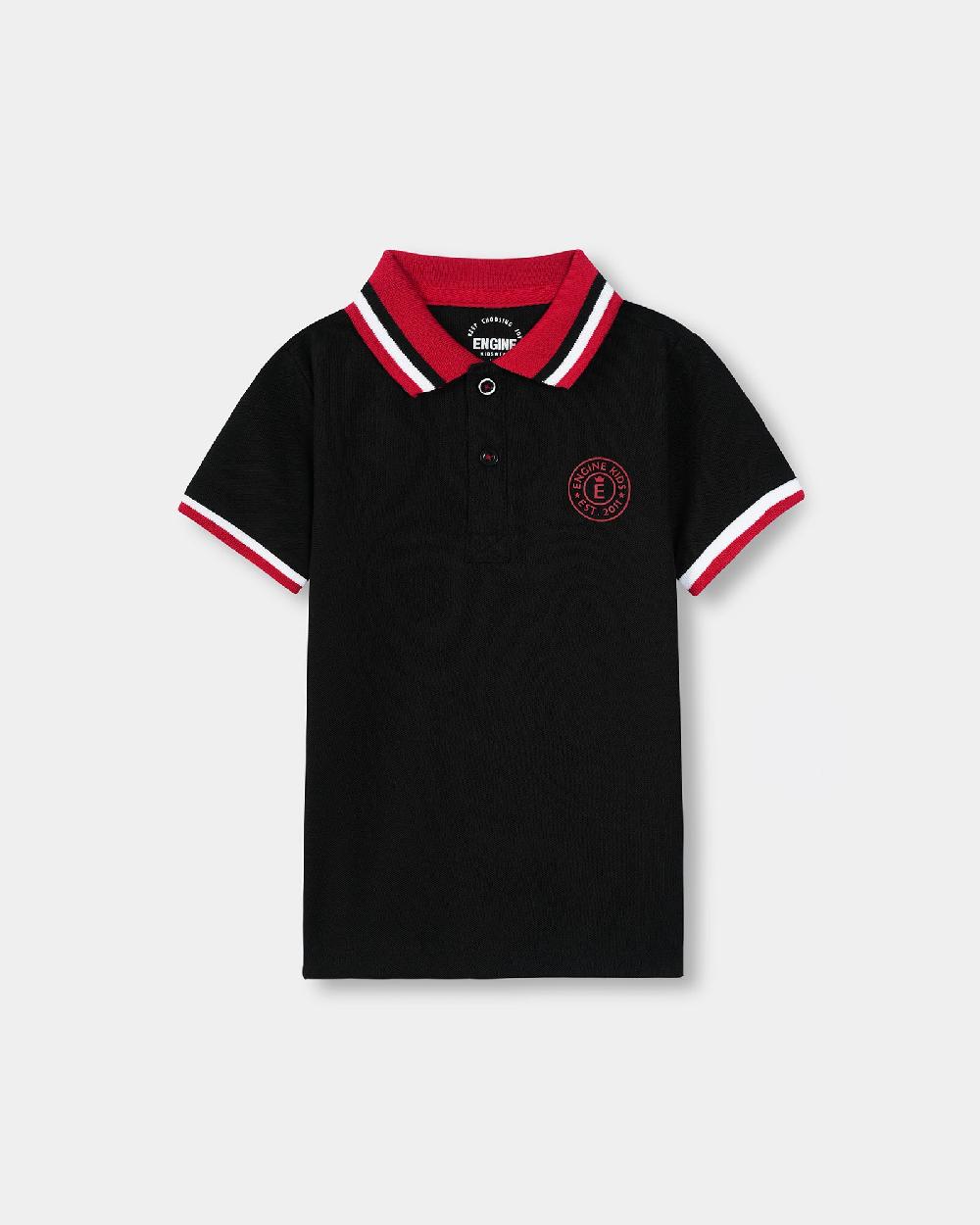 engine Boys Polo Tee KT5064-506-BLK