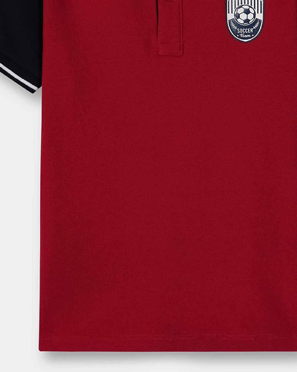 Engine Boys Polo Tee KT5066-506-RED