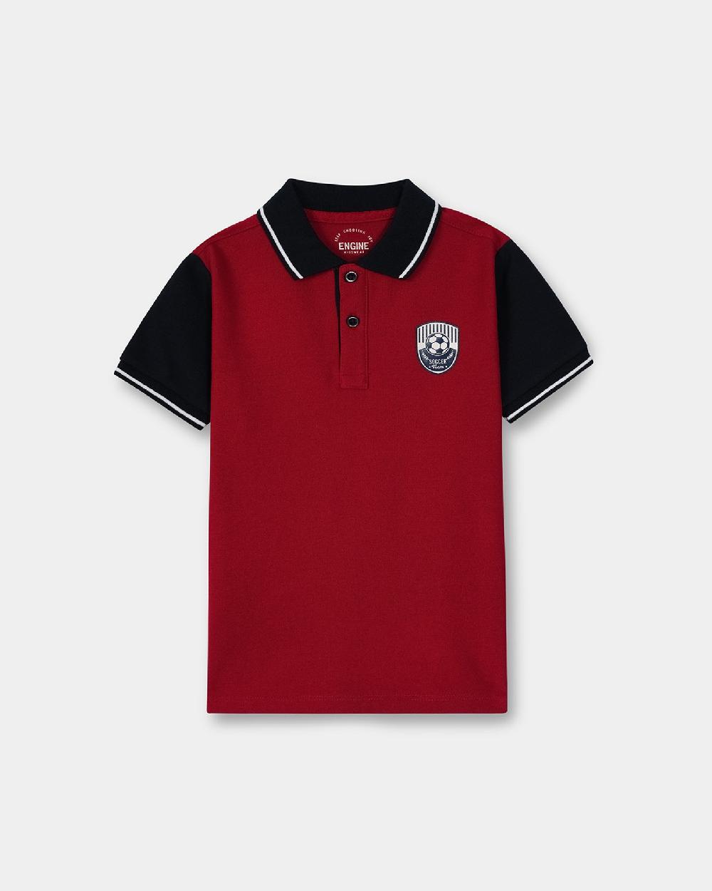 engine Boys Polo Tee KT5066-506-RED