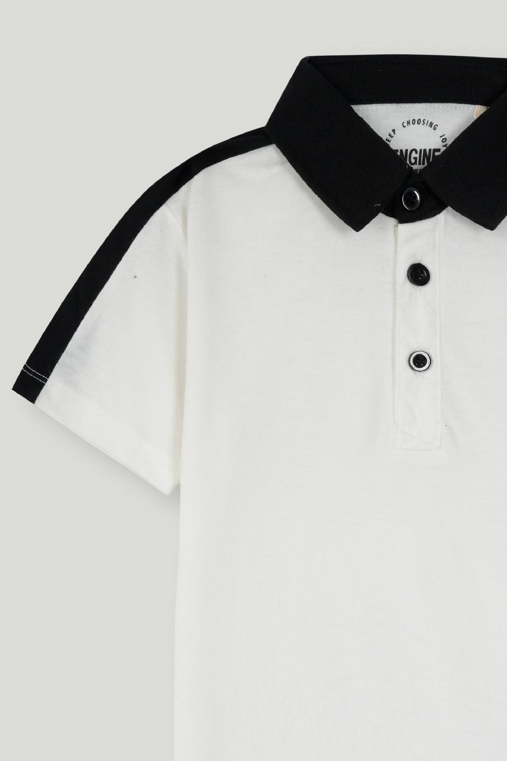 Engine Boys Polo Tee KT5067-K02-WHT