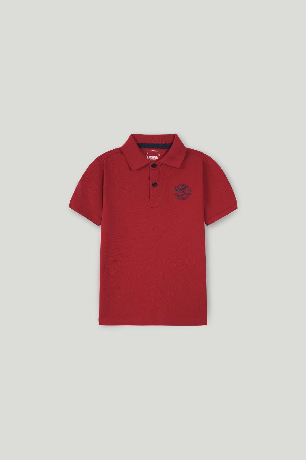 engine Boys Polo Tee KT5071-K02-RED