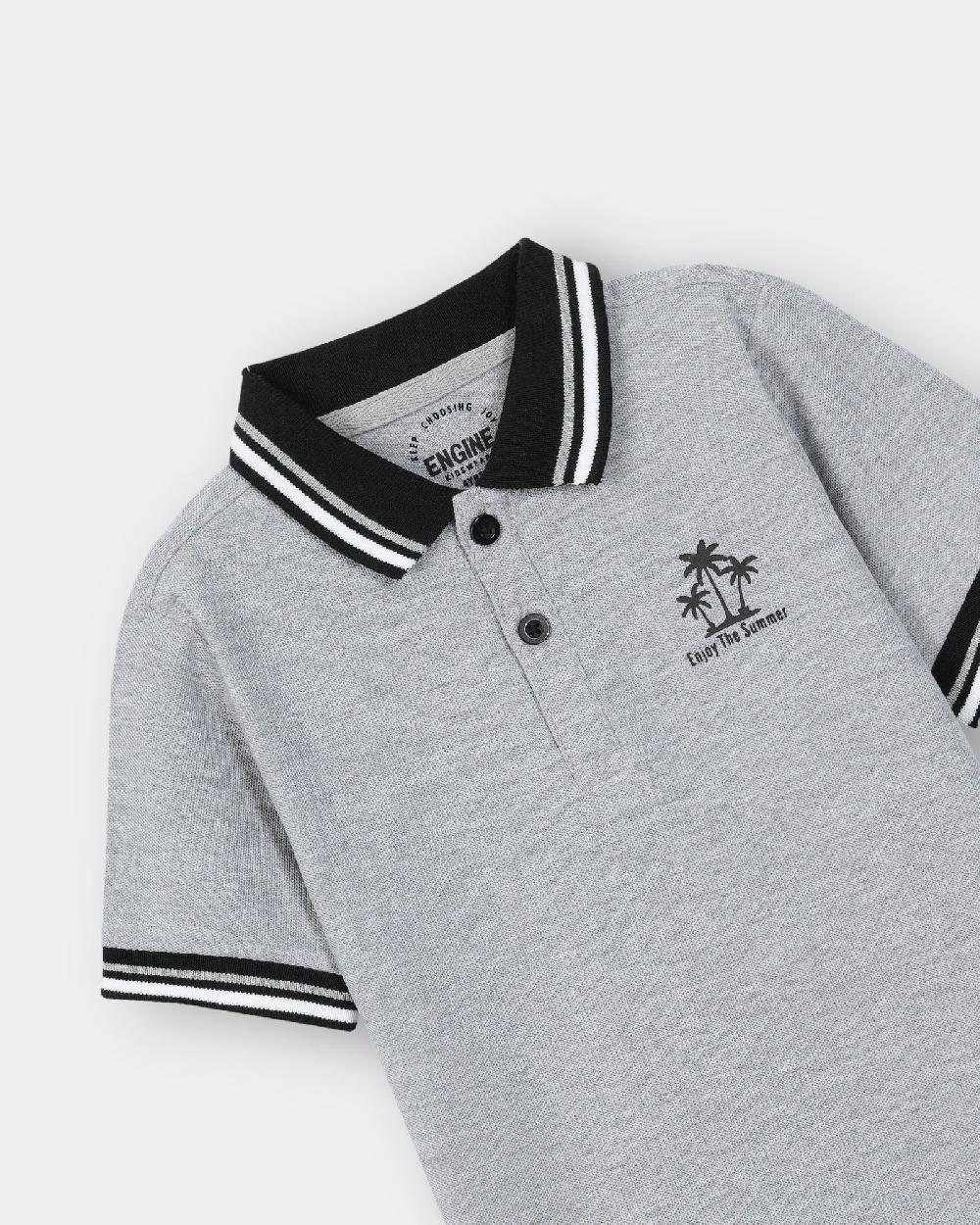 Engine Boys Polo Tee TT5014-T04-GRY