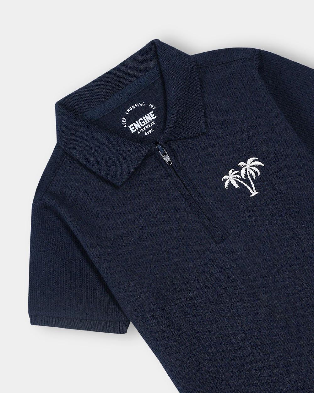Engine Boys Polo Tee TT5018-3YR-NVY