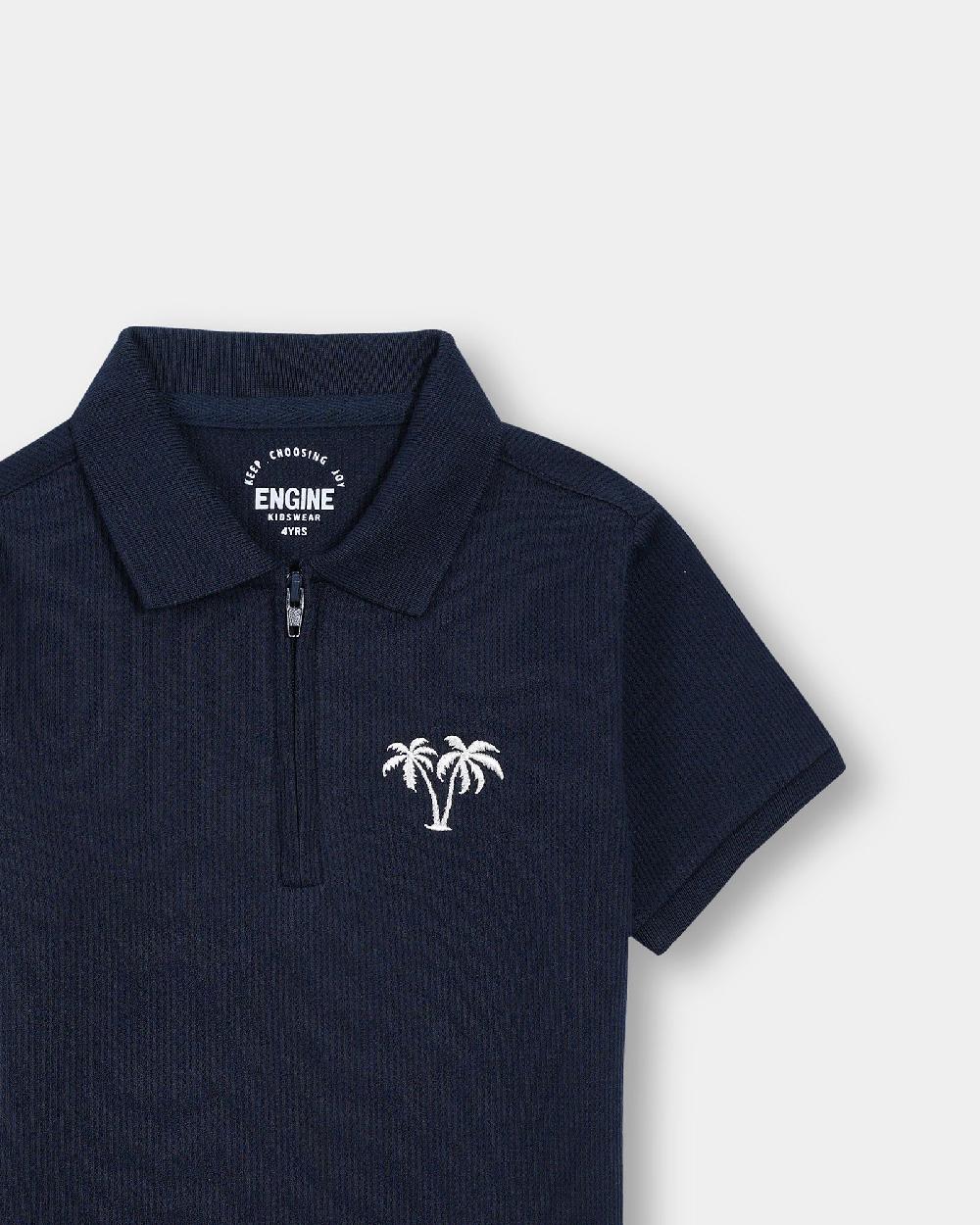 Engine Boys Polo Tee TT5018-3YR-NVY