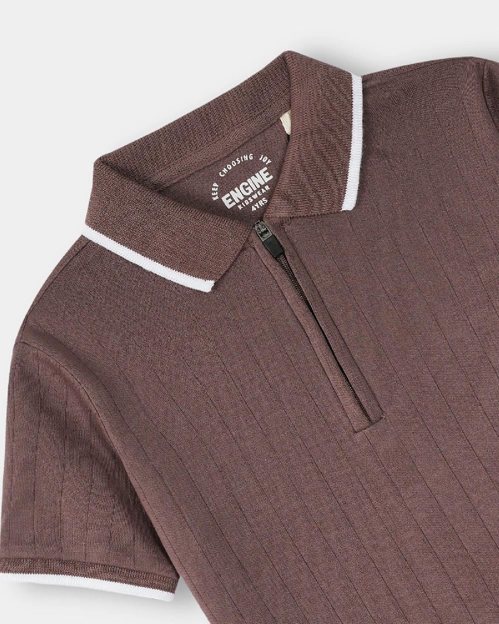 Engine Boys Polo Tee TT5033-2YR-BRN