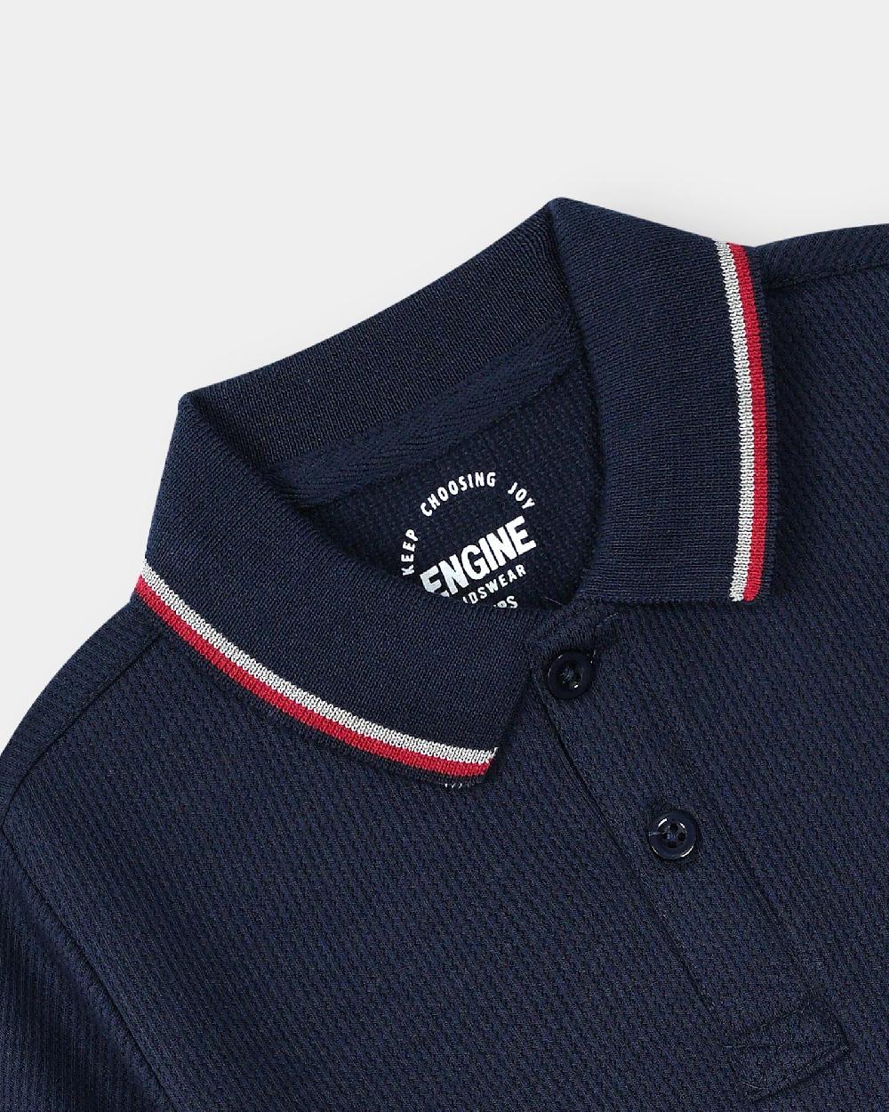 Engine Boys Polo Tee TT5038-2YR-NVY