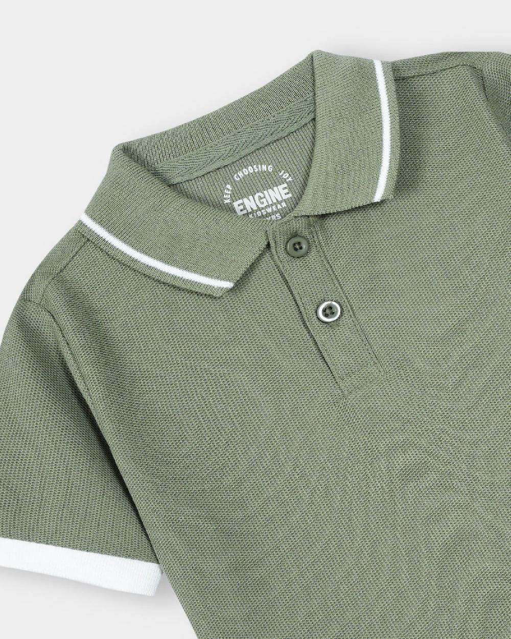 Engine Boys Polo Tee TT5055-2YR-SAG