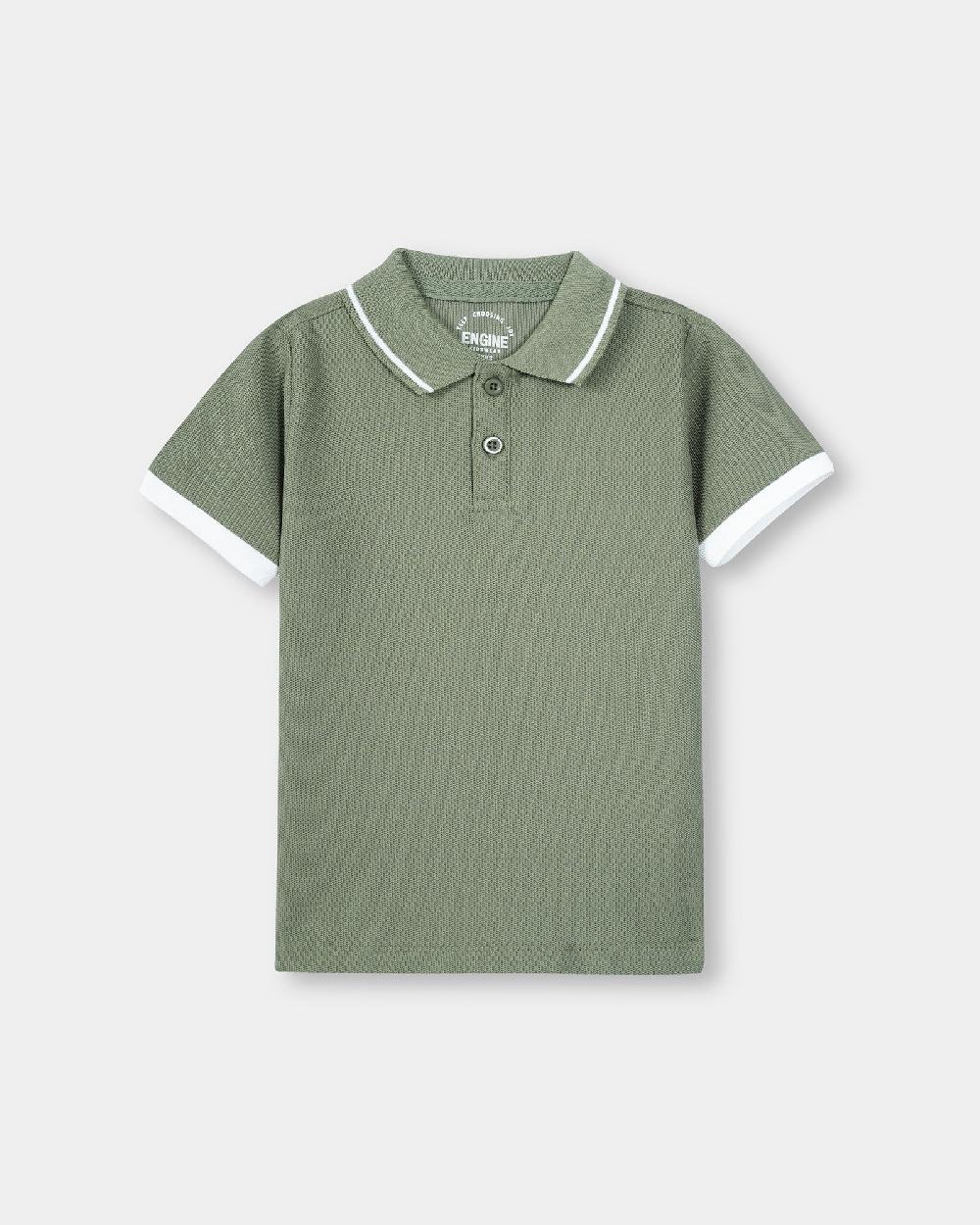 engine Boys Polo Tee TT5055-2YR-SAG