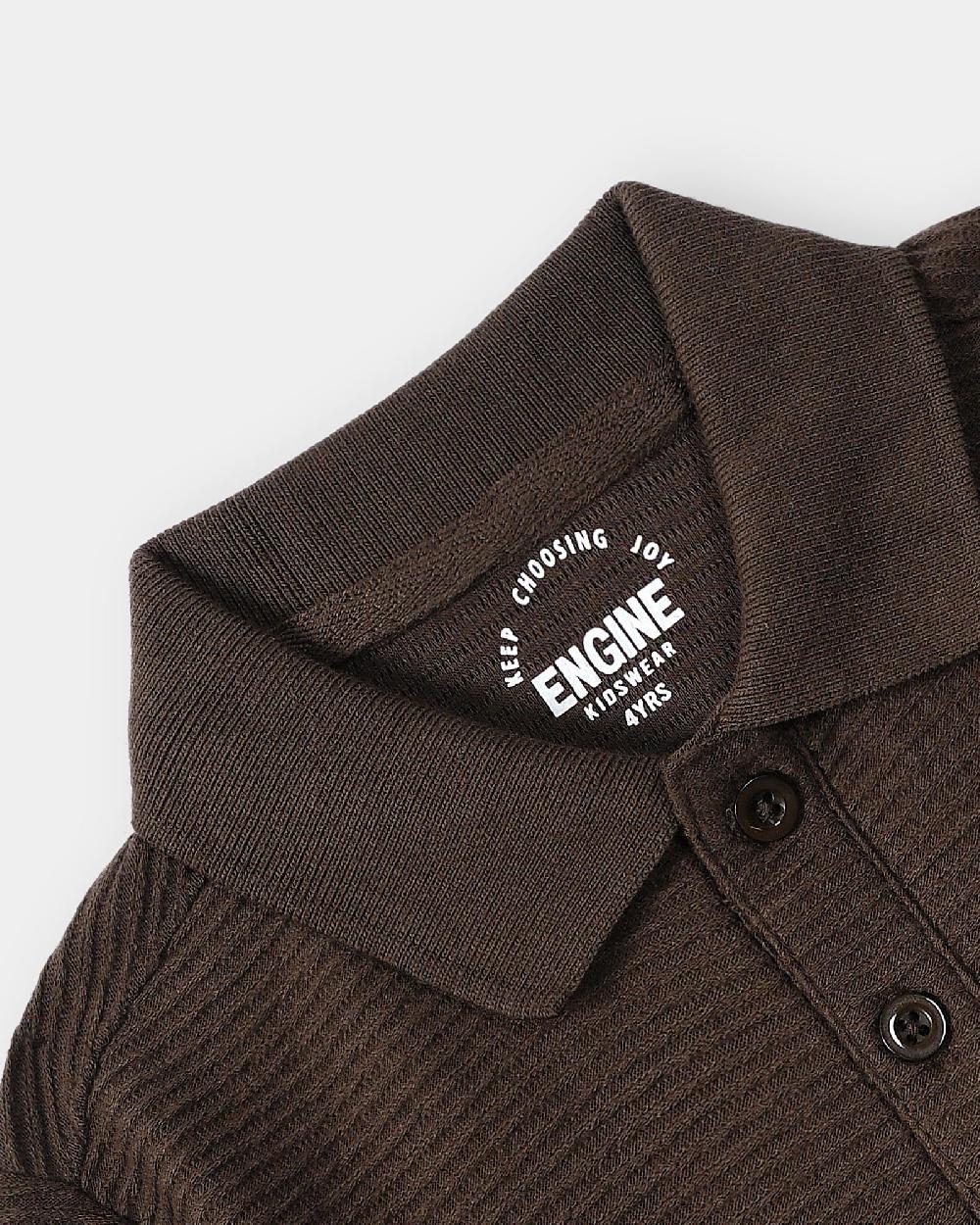 Engine Boys Polo Tee TT5059-2YR-BRN