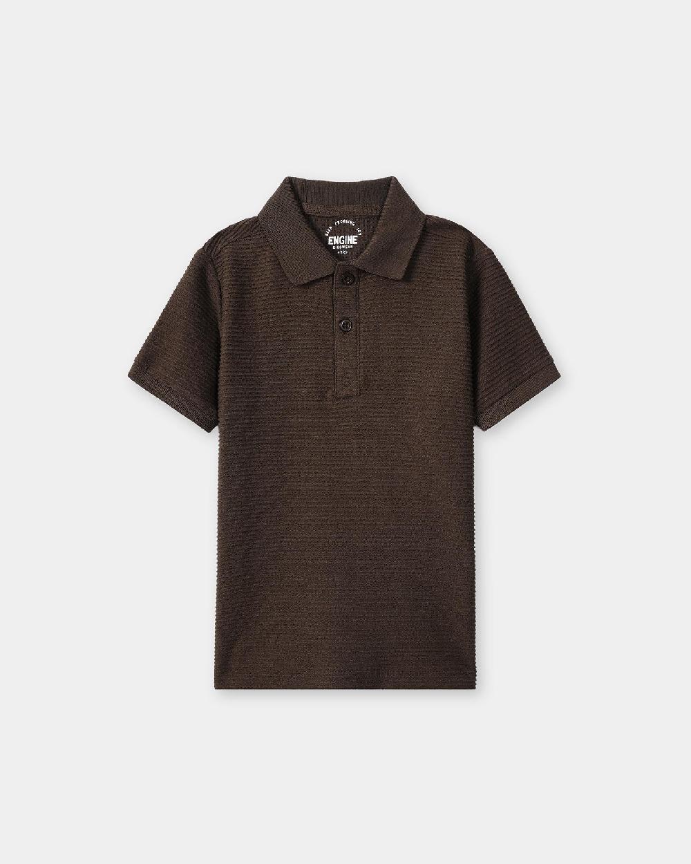 engine Boys Polo Tee TT5059-2YR-BRN